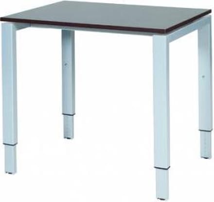 Verstelbaar Bureau - Domino 80x60 logan - alu frame