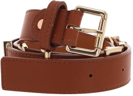 VALENTINO Riem Emma Winter Belt W90 Cuoio / Oro Bruine