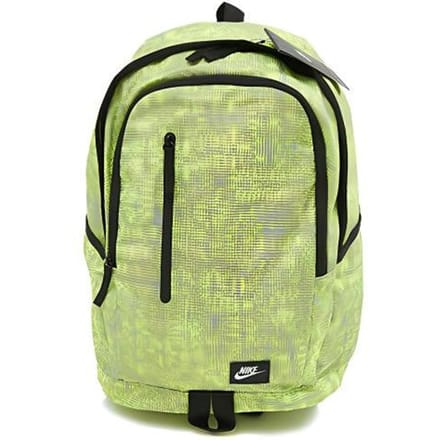 Sac à dos Nike en polyester Regular Unisexe Vert clair BA5231-012 beige