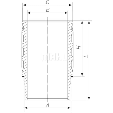 Voering, cilinderkop MAHLE 061 WN 26 00