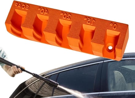 Hogedruk Organizer - Sproeierhouder - Werkplek Netheid - Universele Koppeling - 12x4x3 cm - Oranje