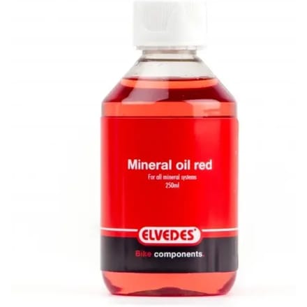 Elvedes Minerale olie voor hydraulische schijfremmen - 100 ml - rood