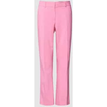 Regular fit stoffen broek met persplooien