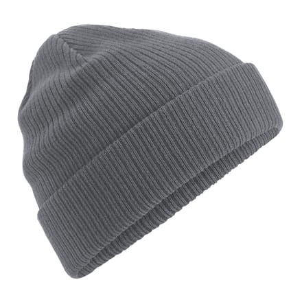Beechfield Uniseks Organic Cotton muts voor volwassenen (Grafietgrijs)