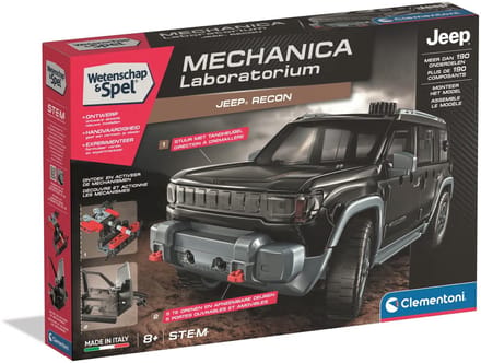 Clementoni Wetenschap & Spel - Mechanica Laboratorium - Jeep Recon - STEM Constructie Speelgoed - Vanaf 8 jaar