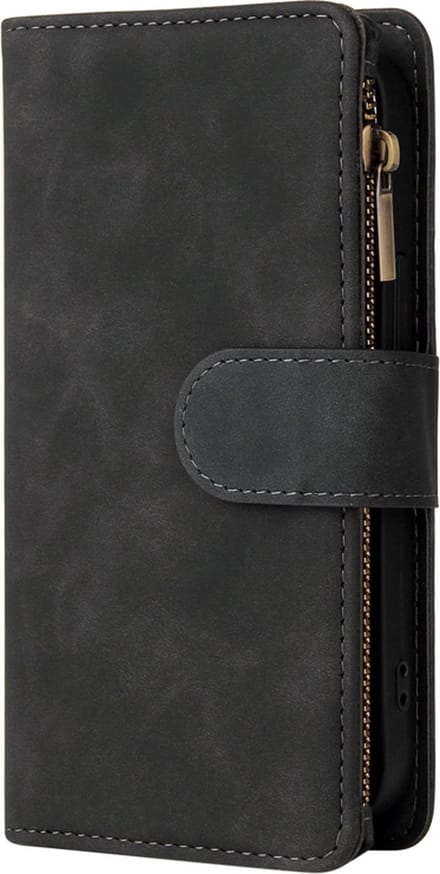 BookCover Wallet Etui voor iPhone 13 Mini Zwart