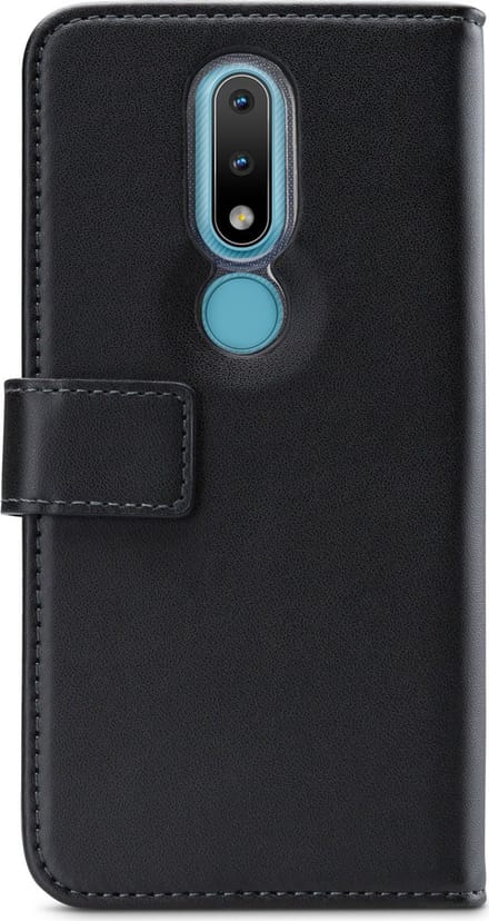 Nokia 2.4 Bookcase hoesje - Mobilize - Effen Zwart - Kunstleer