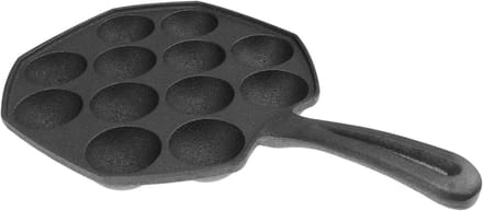 Octopus Maker - Bakplaat Pannenkoek - Snacks Maken - 12 Mallen - 30x19x3.5CM - Zwart