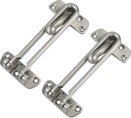 AMIG kierstandhouder - 2x - 120mm - mat zilver - incl schroeven - inbraakbeveiliging