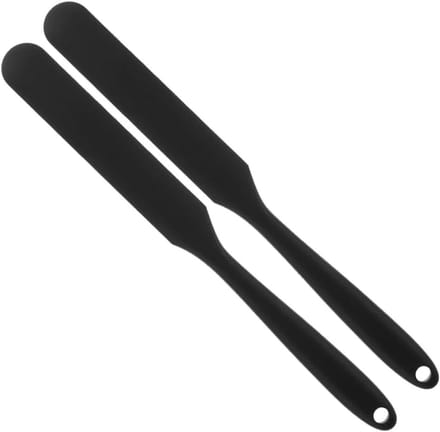 Wax Spatels - Ontharingsstokjes - Gladde Huid - Antiaanbak Siliconen - 2 Stuks - Zwart