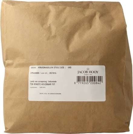 Jacob Hooy Kruidnagel steeltjes 1 Kilogram