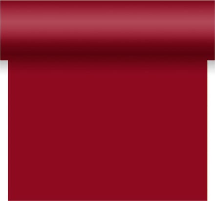 Duni tafelloper - papier - bordeaux rood- 480 x 40 cm - Tafellopers