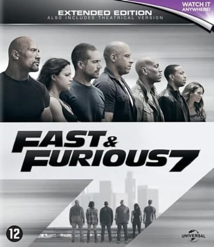 Speelfilm - Fast & Furious 7 (Bluray)