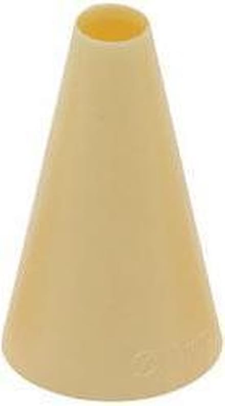 Habitas4U Kunststof spuitmondje rond / glad - 0.5cm