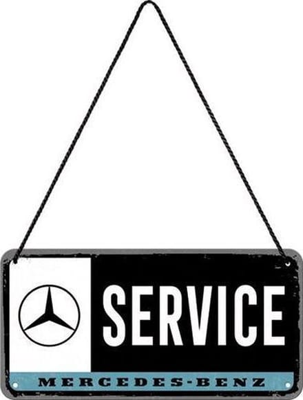 Wandbord - Mercedes Service