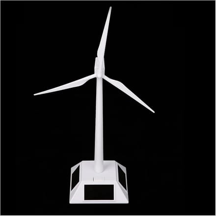 Windturbine Generator Kit - Energie Model - Educatief Experiment - Duurzaam ABS Materiaal - 30cm Hoog - Wit