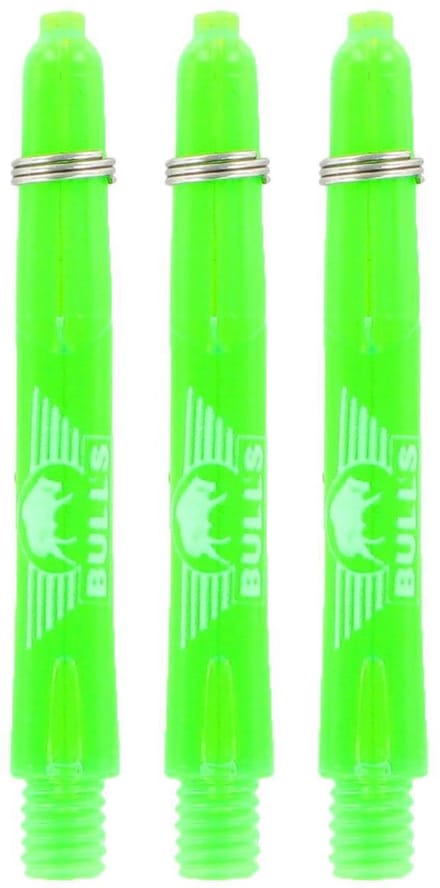Bull's Nylon Glowlite Green - Dart Shafts Short