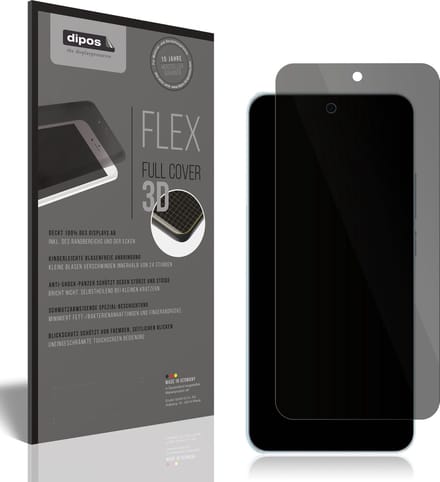 dipos FLEX – Matte Privacy Screenprotector geschikt voor Vivo V60 | Volledige Schermbescherming | Case-Friendly