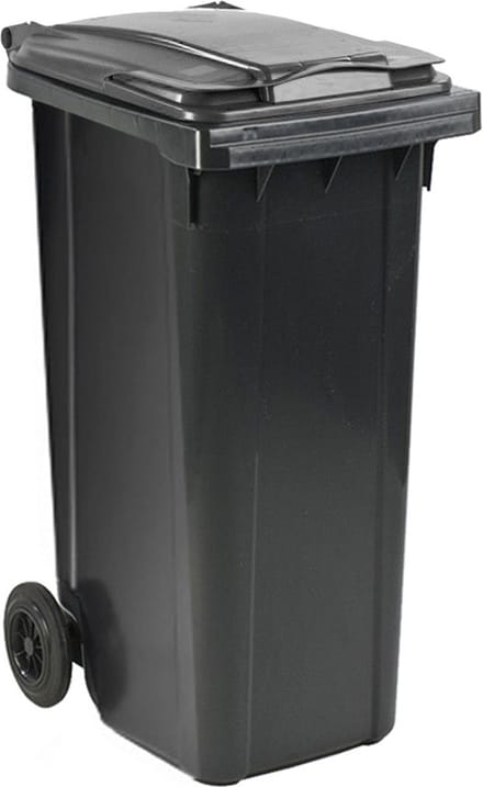 Afvalcontainer 180 liter grijs - Restafvalcontainer