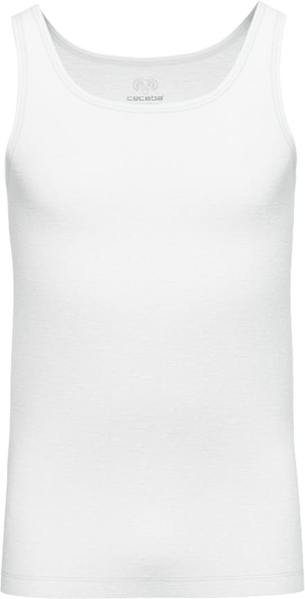 Ceceba heren singlet O-hals (1-pack) - wit