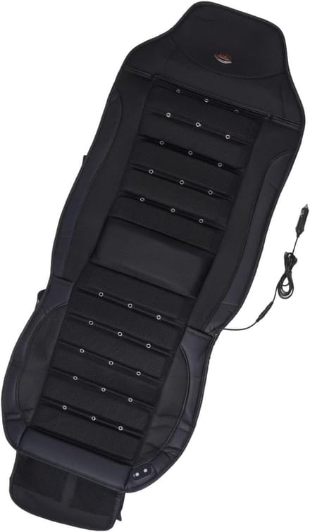 Geventileerd Zitkussen - Autostoel Kussen - Comfortabel Rijden - Stille Ventilatie - Medium - Zwart