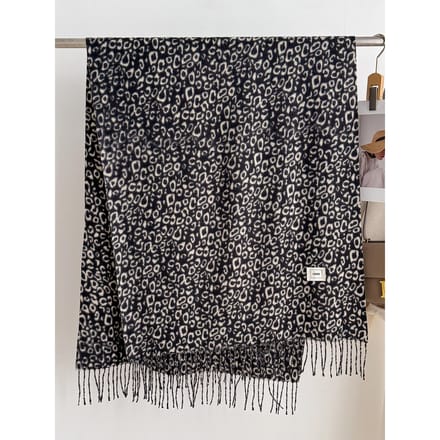 Mode Féminine de Luxe Écharpe Imprimé Léopard - Châle Pashmina Chaud Automne Hiver Bufanda Femme