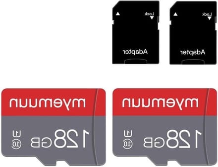 Geheugenkaart Set - Micro SD Kaarten - Opslag Uitbreiden - Inclusief Adapters - 2x 128 GB - Rood