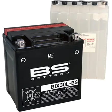 Fabrieksgeactiveerde motorfietsaccu BS Battery BIX30L