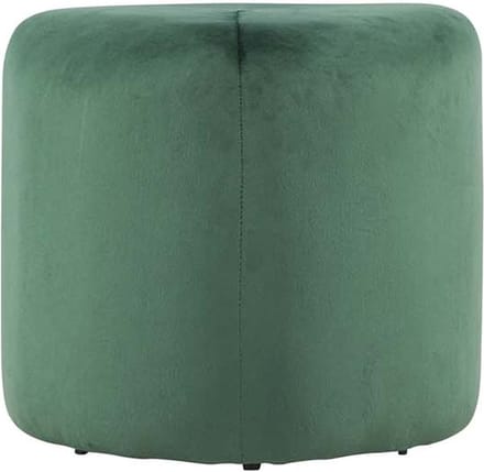 Peg poef Ø46cm velours groen.
