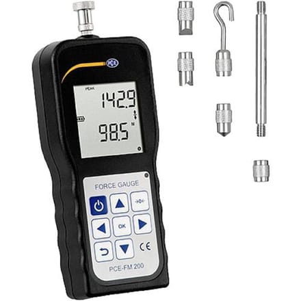 PCE Instruments PCE-FM 200 Dynamometer Fabrieksstandaard (zonder certificaat)