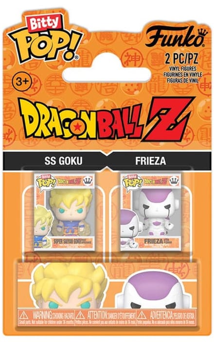 Funko Dragon Ball Bitty POP! Vinyl Figure 2-Pack Goku & Freiza 2,5 cm Mini-Figuur - 2cm