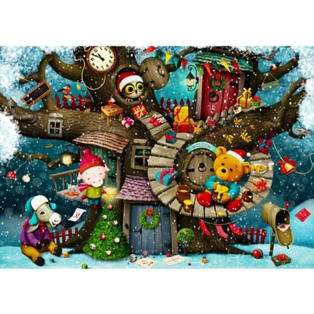 Enjoy Puzzle kerst legpuzzel Fairy Tale Christmas - 1000 stukjes puzzel.