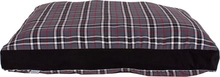 Lobbes Hondenkussen Schotse Ruit antraciet 75 x 100 x 10 cm
