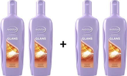 Andrélon Shampoo - Glans - 4 x 300 ml