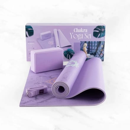 Yoga starterskit chakra - Myga - lila