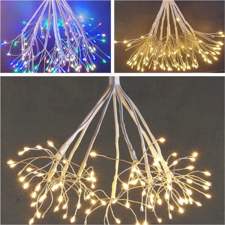 Luca Lighting Dandelion verlichting snoer ,Set van 3 ,Multicolour, warm wit, 120,100,80LED