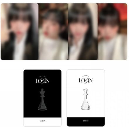1er Fanmeeting de Yerin   01 Ensemble de Photocartes gray