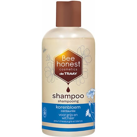 Bee Honest Shampoo Korenbloem 250ML wit/grijs