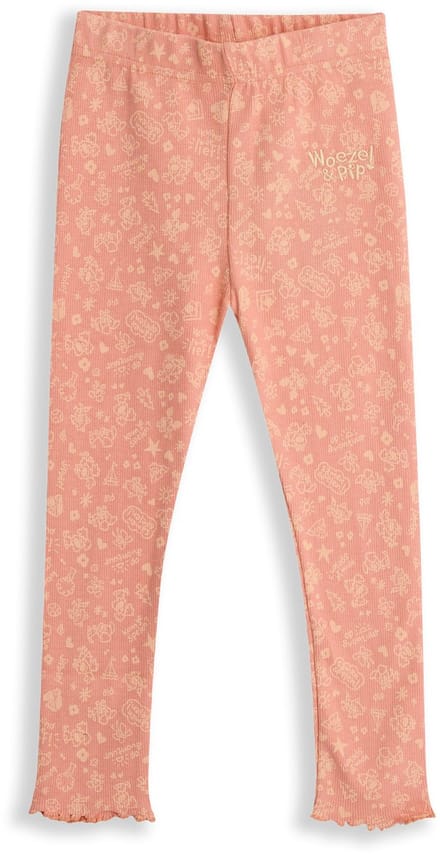 Woezel & Pip Broek Meisjes - Blooming Dahlia - Maat 74/80