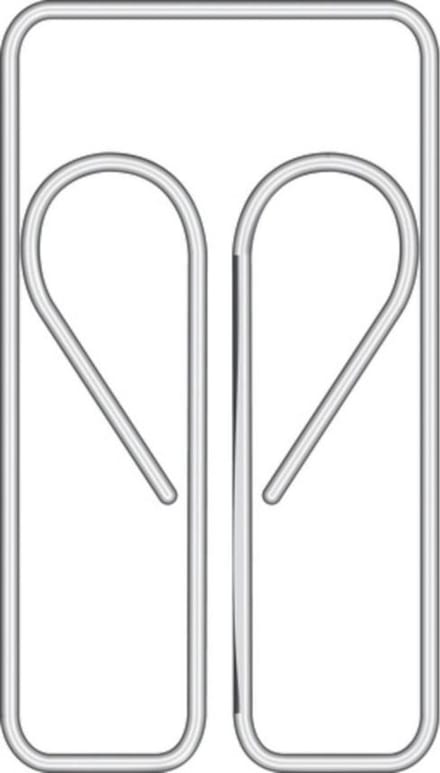Alco paperclips - 22mm - uilvorm - doos 100 stuks - AL-2275