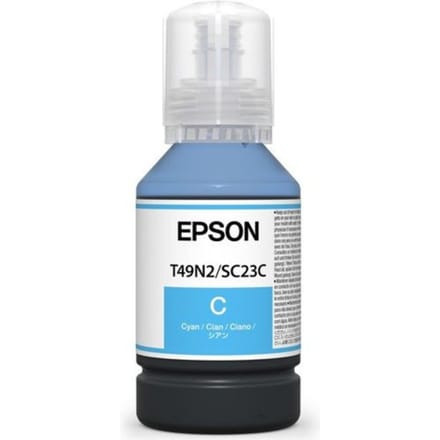 Epson C13T49N200 / T49N Dye Sub Cyan Ink 140ml