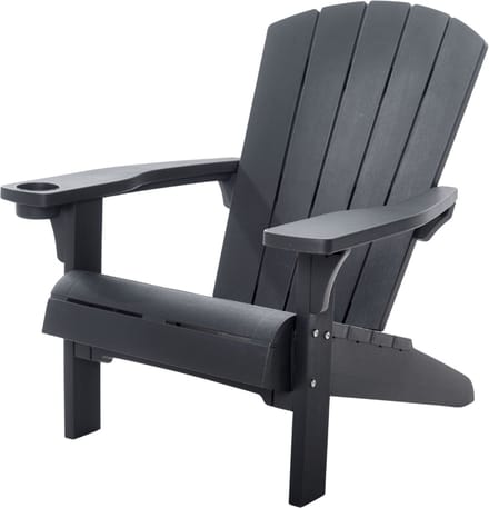 Keter Alpine Adirondack Tuinstoel - 81x93x96,5cm - Grijs