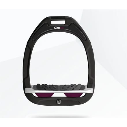 Ultra Grip Vergrijsd/Grijs/Paars Ingeschakelde stijgbeugels Flex-On Green Composite