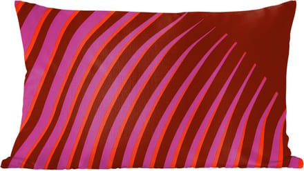 Sierkussens - Kussentjes Woonkamer - 50x30 cm - Lijnen - Rood - Beweging