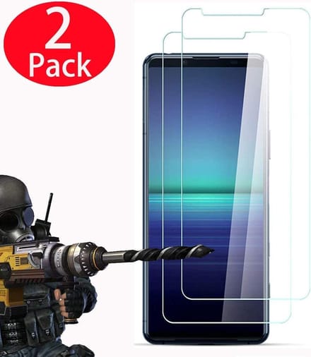 Screenprotector Glas - Tempered Glass Screen Protector Geschikt voor: Sony Xperia 5 II - - 2x