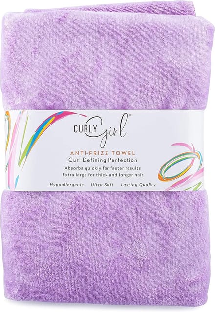 Microvezel Haarhanddoek voor Krullend Haar - Ultra Absorberend en Anti-Kroes