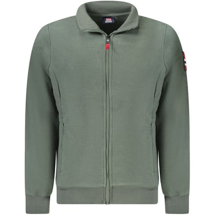 Noorwegen 1963 Groen Polyester Heren Sweatshirt