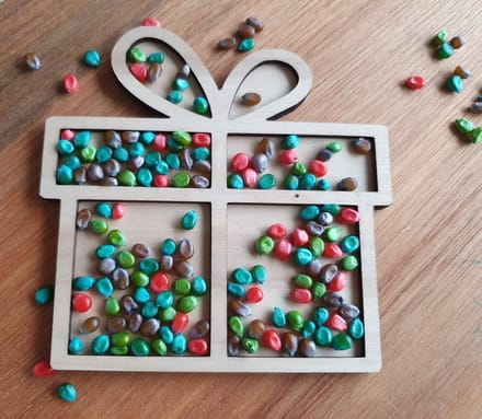 Typisch Sil Speelframe voor sensory play - Open ended - Montessori - 15x15 cm