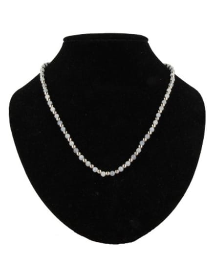 Aquamarijn Ibiza love ketting