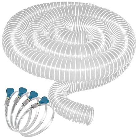 PVC-stofopvangslang 2-1/2" x 10' - Flexibel en Lekbestendig